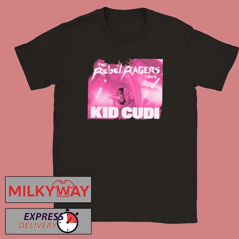 Kid Cudi 2026 Tour Dates The Rebel Ranger shirt Unisex T-shirt, Sweatshirt, Hoodie, Long Sleeve Tee - T-Shirt, Sweatshirt, Hoodie