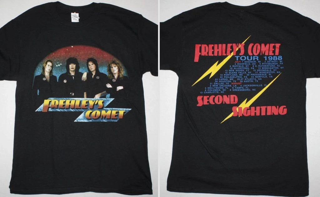 Ace Frehley Frehleys Comet New Black T-Shirt Unisex Cotton Tee S-5XL Unisex T-shirt, Sweatshirt, Hoodie, Long Sleeve Tee - T-Shirt, Sweatshirt, Hoodie