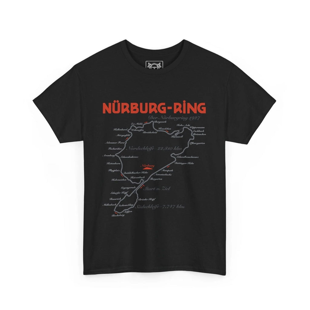 Nordschleife Nrburgring Racing History T-Shirt - Green Hell Track Map Tee Gift Unisex T-shirt, Sweatshirt, Hoodie, Long Sleeve Tee - T-Shirt, Sweatshirt, Hoodie