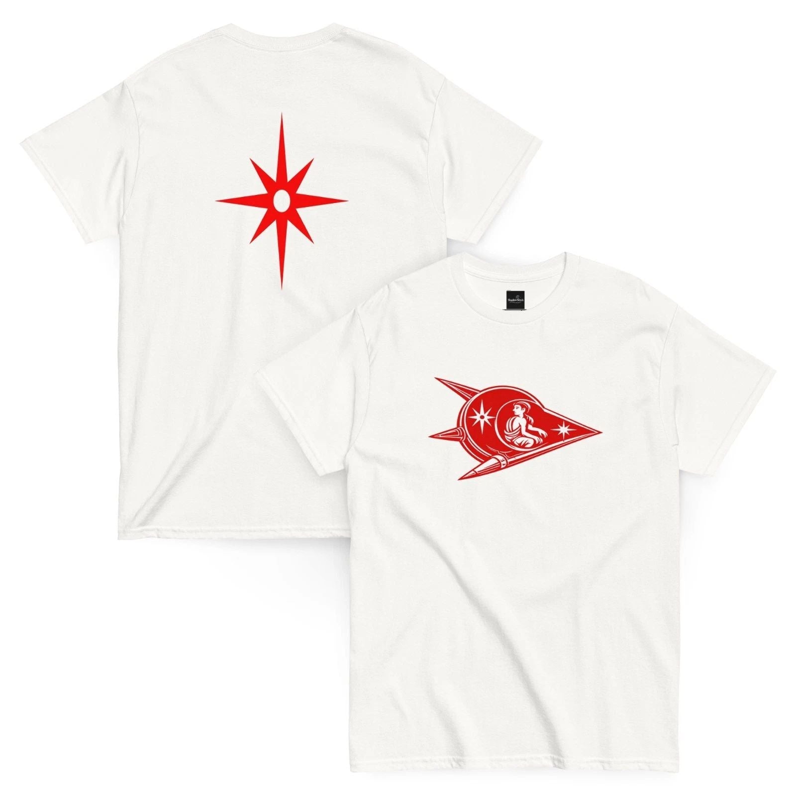 The Star Traveler T-Shirt  Red Logo Unisex T-shirt, Sweatshirt, Hoodie, Long Sleeve Tee - T-Shirt, Sweatshirt, Hoodie