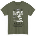 The Clash Inspired T-Shirt, The Clash - Charlie Dont Surf Green Tee, Size S-5XL Unisex T-shirt, Sweatshirt, Hoodie, Long Sleeve Tee - T-Shirt, Sweatshirt, Hoodie