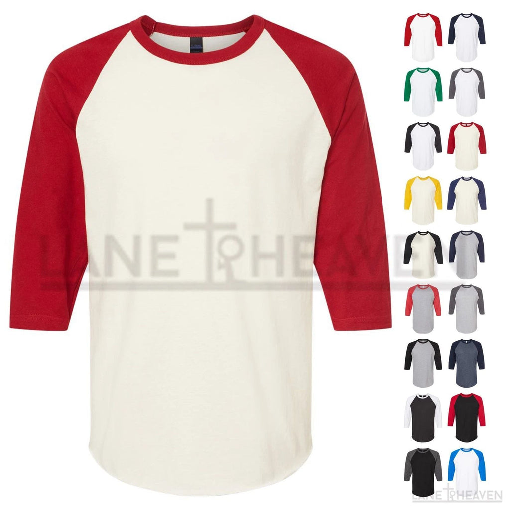 Men's Classic Raglan Baseball Tee Vintage Sports Team Fine Jersey 3/4 T-Shirt Unisex T-shirt, Sweatshirt, Hoodie, Long Sleeve Tee - T-Shirt, Sweatshirt, Hoodie