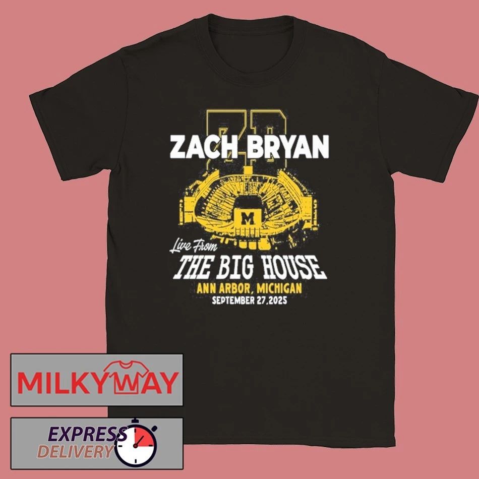 2026 Zach Bryan The Big House TOUR shirt Unisex T-shirt, Sweatshirt, Hoodie, Long Sleeve Tee - T-Shirt, Sweatshirt, Hoodie