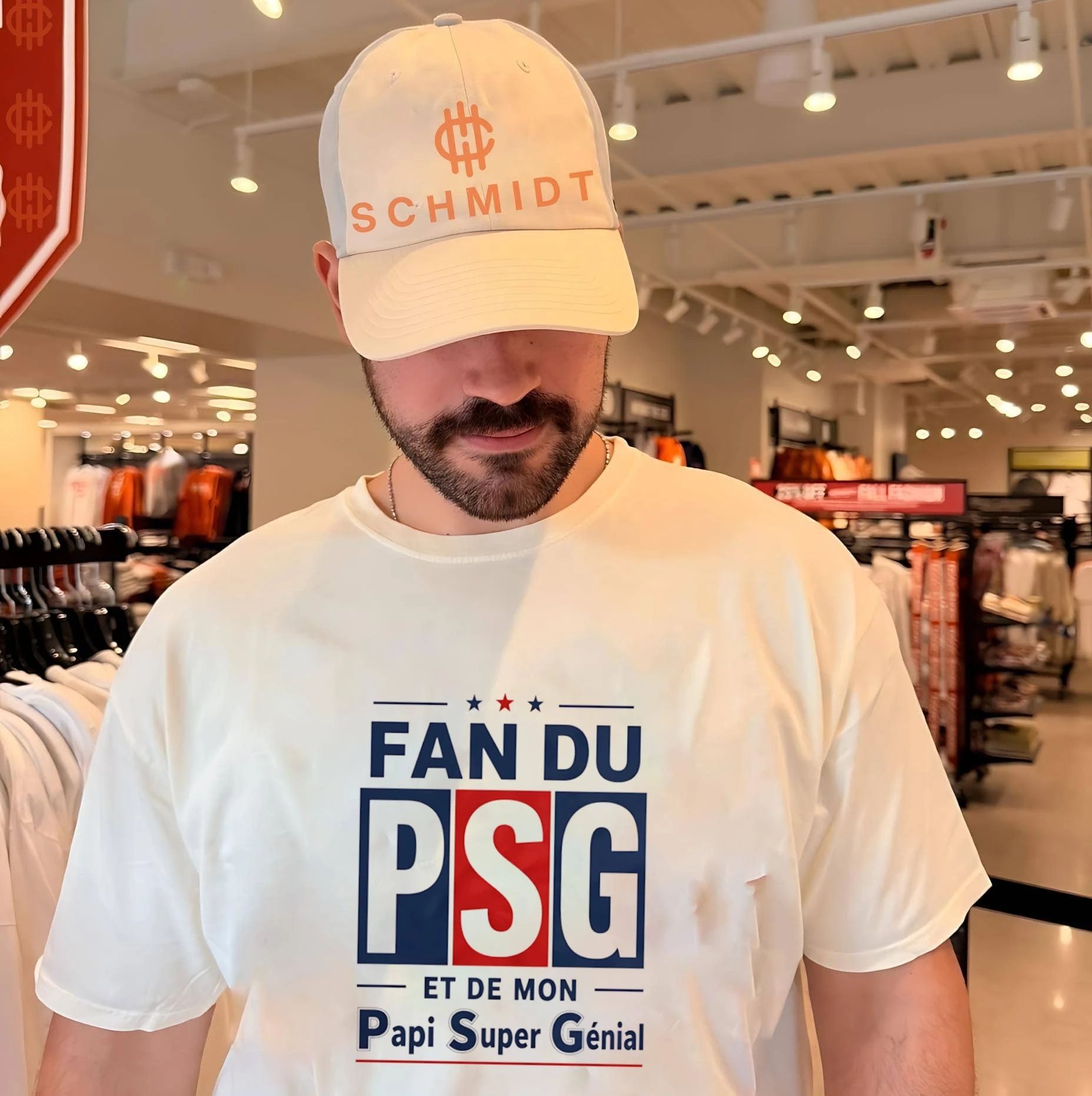 Fan Du Psg Et De Mon Papi Super Gnial Paris Saint-Germain shirt Unisex T-shirt, Sweatshirt, Hoodie, Long Sleeve Tee - T-Shirt, Sweatshirt, Hoodie