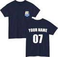Personalised Uruguay Football T-Shirt Custom Name Number Fan Gift Unisex Tee Top Unisex T-shirt, Sweatshirt, Hoodie, Long Sleeve Tee - T-Shirt, Sweatshirt, Hoodie