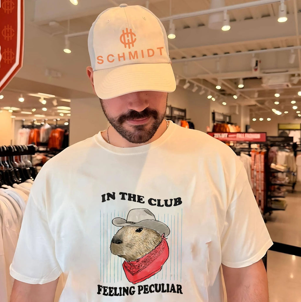 Capybara in the club feeling peculiar shirt Unisex T-shirt, Sweatshirt, Hoodie, Long Sleeve Tee - T-Shirt, Sweatshirt, Hoodie
