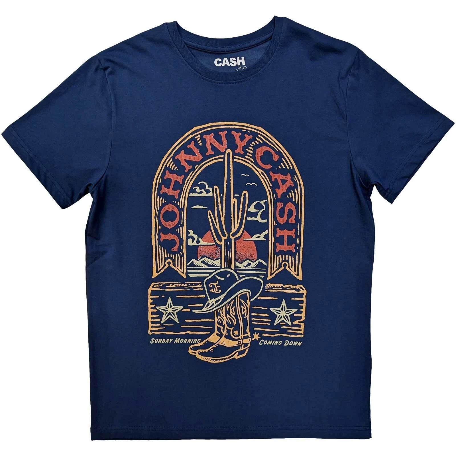 Johnny Cash T-Shirt Sunday Morning New Navy Official Unisex T-shirt, Sweatshirt, Hoodie, Long Sleeve Tee - T-Shirt, Sweatshirt, Hoodie