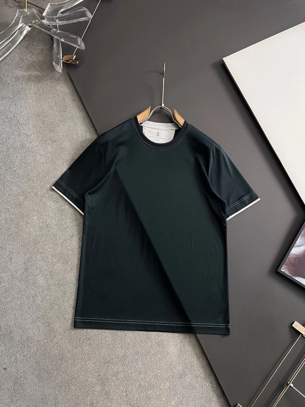 Brunello Cucinelli Men's Crew Neck Cotton Casual Top Short-Sleeve T-Shirt Unisex T-shirt, Sweatshirt, Hoodie, Long Sleeve Tee - T-Shirt, Sweatshirt, Hoodie