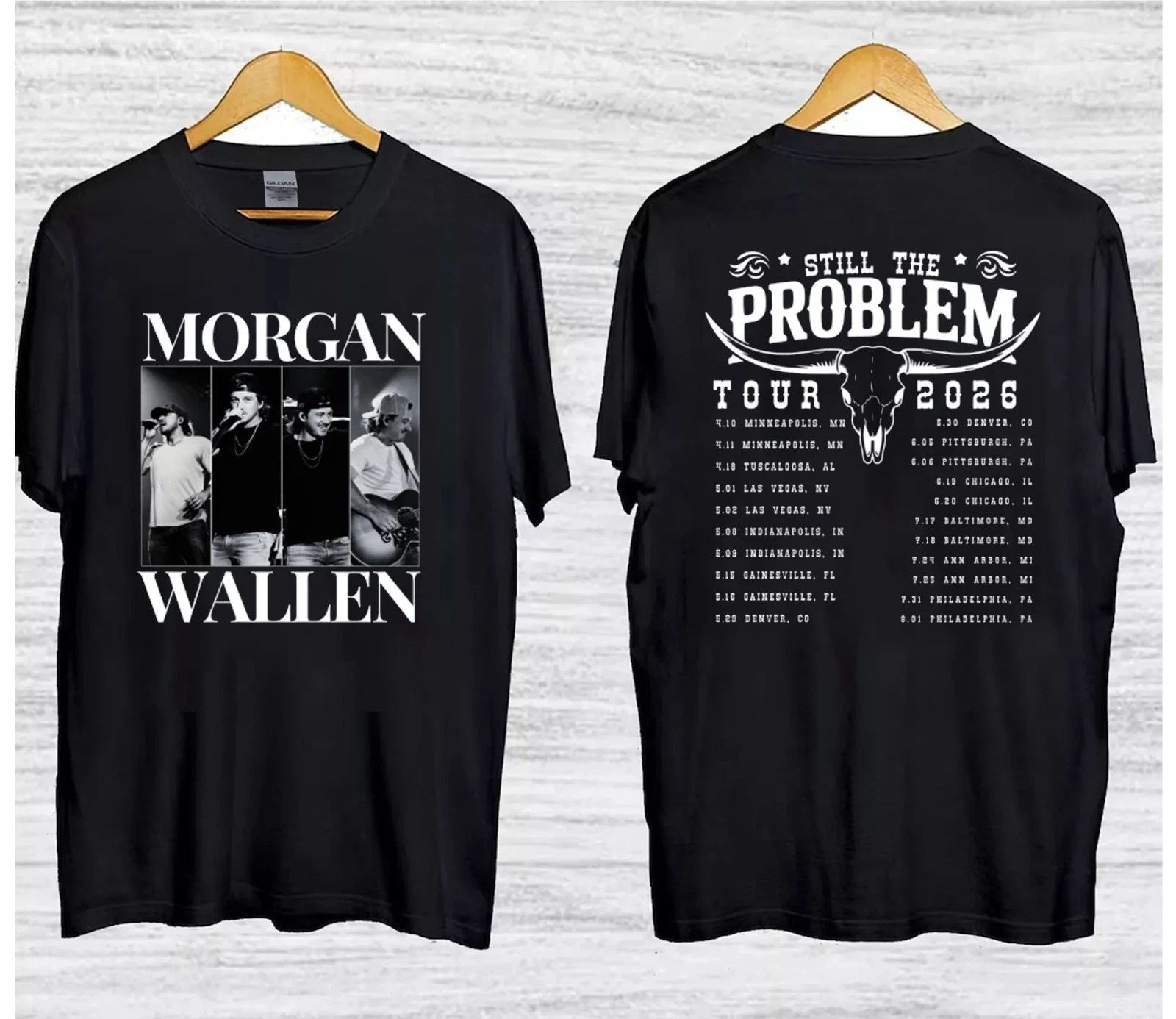 Morgan Wallen Still The Problem Tour 2026 Country Music T-Shirt Unisex T-shirt, Sweatshirt, Hoodie, Long Sleeve Tee - T-Shirt, Sweatshirt, Hoodie