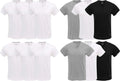 TAHARI Mens Multi Pack Cotton V-Neck T-Shirt Undershirts Available in S,M,L,XL Unisex T-shirt, Sweatshirt, Hoodie, Long Sleeve Tee - T-Shirt, Sweatshirt, Hoodie