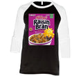 Raisin Bran Box Greatest Cereal Of All Time Breakfast Fan Foodie Raglan 3/4 Slee Unisex T-shirt, Sweatshirt, Hoodie, Long Sleeve Tee - T-Shirt, Sweatshirt, Hoodie