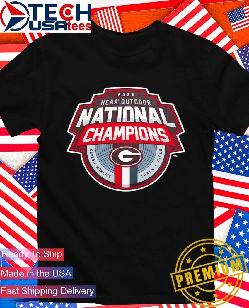 Georgia Bulldogs 2026 NCAA Womens Outdoor Track and Field National Champions shirt Unisex T-shirt, Sweatshirt, Hoodie, Long Sleeve Tee - T-Shirt, Sweatshirt, Hoodie