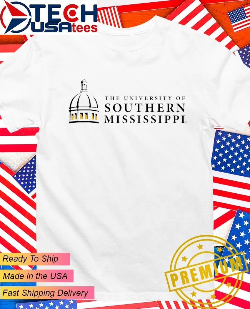 The University of Southern Mississippi Institutional logo shirt Unisex T-shirt, Sweatshirt, Hoodie, Long Sleeve Tee - T-Shirt, Sweatshirt, Hoodie