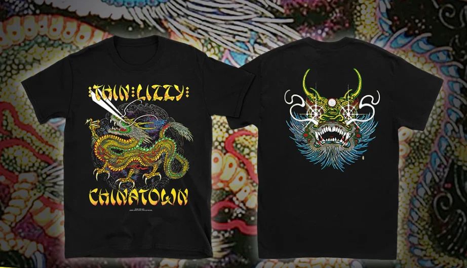 Thin Lizzy  Chinatown: Legendary Classic Rock T-Shirt Unisex T-shirt, Sweatshirt, Hoodie, Long Sleeve Tee - T-Shirt, Sweatshirt, Hoodie