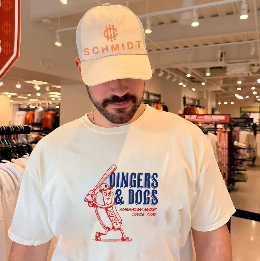 Dingers & Dogs American Made Since 1776 shirt Unisex T-shirt, Sweatshirt, Hoodie, Long Sleeve Tee - T-Shirt, Sweatshirt, Hoodie