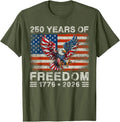 250th American Anniversary Independence 250 Years of Freedom T-Shirt reprint sal Unisex T-shirt, Sweatshirt, Hoodie, Long Sleeve Tee - T-Shirt, Sweatshirt, Hoodie