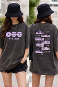 BTS 2026 World Tour Graphic T-Shirt, Vintage Washed Streetwear Tee, Kpop Idol Ap Unisex T-shirt, Sweatshirt, Hoodie, Long Sleeve Tee - T-Shirt, Sweatshirt, Hoodie