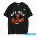 October Baseball Detroit Tigers 2025 Mlb Postseason Tshirts Sweater Unisex T-shirt, Sweatshirt, Hoodie, Long Sleeve Tee - T-Shirt, Sweatshirt, Hoodie