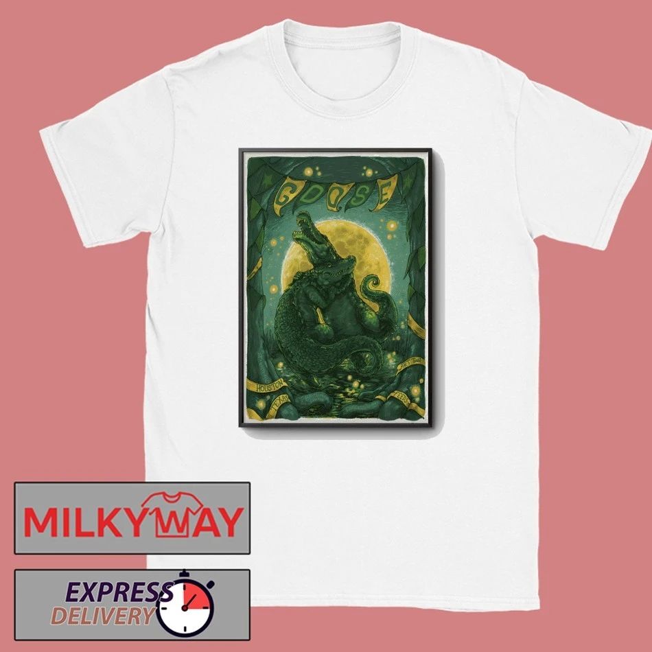 Goose In New Orleans LA On Apr 21-22 2026 Tour Poster shirt Unisex T-shirt, Sweatshirt, Hoodie, Long Sleeve Tee - T-Shirt, Sweatshirt, Hoodie
