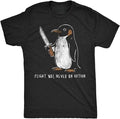 Flight was Never an Option Sarcastic Penguin Graphic Shirt Unisex T-shirt, Sweatshirt, Hoodie, Long Sleeve Tee - T-Shirt, Sweatshirt, Hoodie