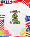 Grinch Im so grumpy Im not even talking to myself shirt Unisex T-shirt, Sweatshirt, Hoodie, Long Sleeve Tee - T-Shirt, Sweatshirt, Hoodie