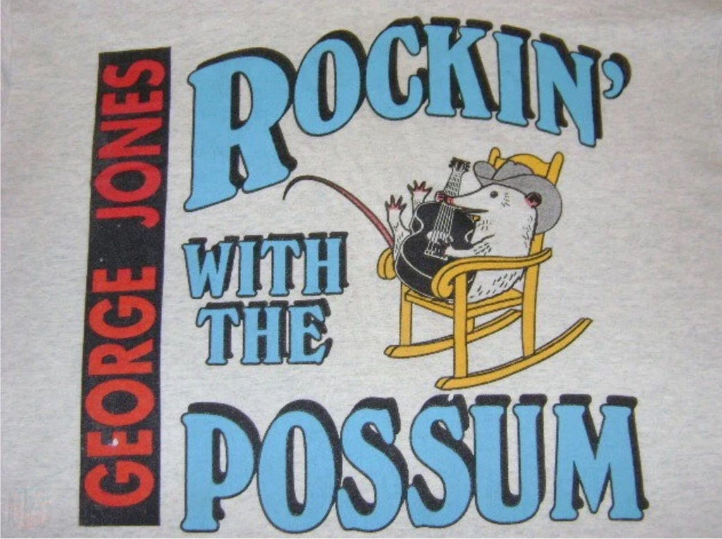 Rockin With The Possum George Jones Cotton White All Size Unisex Shirt Unisex T-shirt, Sweatshirt, Hoodie, Long Sleeve Tee - T-Shirt, Sweatshirt, Hoodie