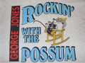 Rockin With The Possum George Jones Cotton White All Size Unisex Shirt Unisex T-shirt, Sweatshirt, Hoodie, Long Sleeve Tee - T-Shirt, Sweatshirt, Hoodie