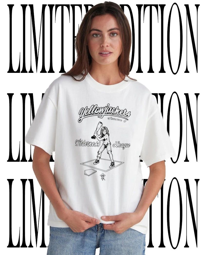 Yellowjackets Season 4 Wilderness League girl holding bat baseball t-shirt Unisex T-shirt, Sweatshirt, Hoodie, Long Sleeve Tee - T-Shirt, Sweatshirt, Hoodie