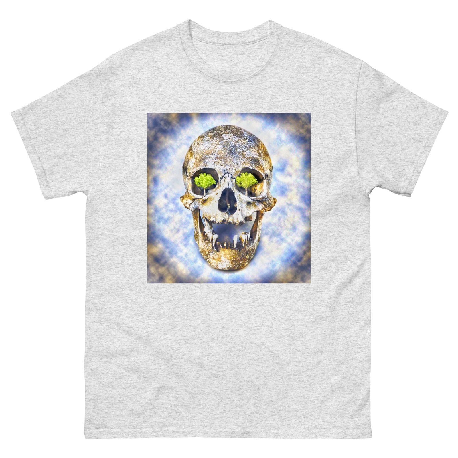T-Shirt Tee Ted Vasin American Artist Skull Trees Modern Art Print Men Unisex T-shirt, Sweatshirt, Hoodie, Long Sleeve Tee - T-Shirt, Sweatshirt, Hoodie