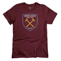 WEST HAM UNITED Crest Premium Cotton T-Shirt - 1863FC Unisex T-shirt, Sweatshirt, Hoodie, Long Sleeve Tee - T-Shirt, Sweatshirt, Hoodie