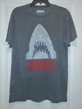 New Jaws Logo Mens Medium Soft Distressed Lucky Brand Tee Great White Shark Unisex T-shirt, Sweatshirt, Hoodie, Long Sleeve Tee - T-Shirt, Sweatshirt, Hoodie