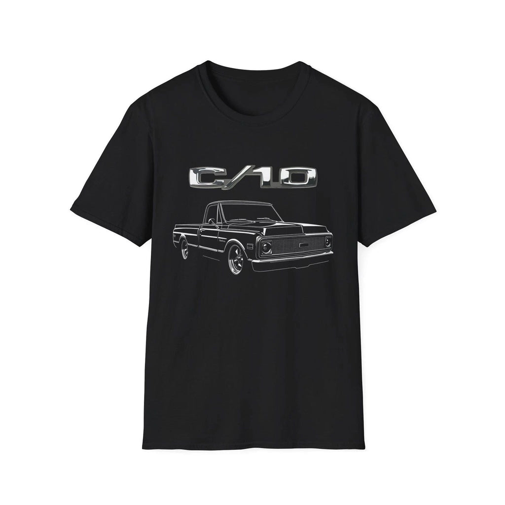 1971 Chevy C10 Truck Shirt | Classic C/10 Pickup Retro Line Art Tee Unisex T-shirt, Sweatshirt, Hoodie, Long Sleeve Tee - T-Shirt, Sweatshirt, Hoodie