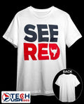 See Red Chicago Bulls shirt Unisex T-shirt, Sweatshirt, Hoodie, Long Sleeve Tee - T-Shirt, Sweatshirt, Hoodie