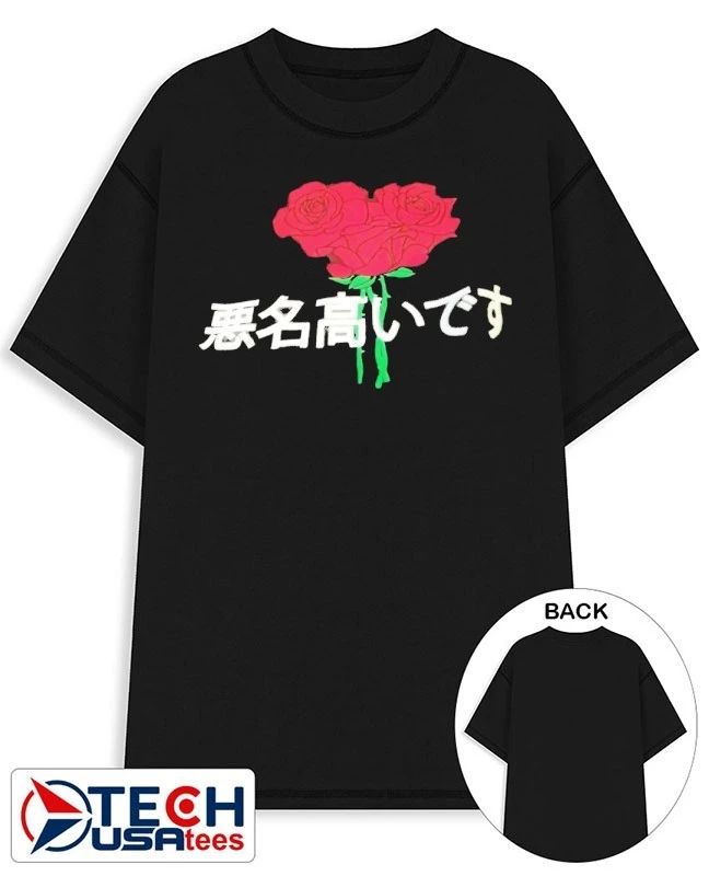 Japanese roses shirt Unisex T-shirt, Sweatshirt, Hoodie, Long Sleeve Tee - T-Shirt, Sweatshirt, Hoodie