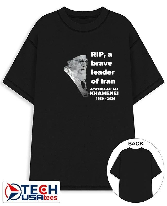 Ali Khamenei Rip a brave leader of Iran 1939-2026 shirt Unisex T-shirt, Sweatshirt, Hoodie, Long Sleeve Tee - T-Shirt, Sweatshirt, Hoodie