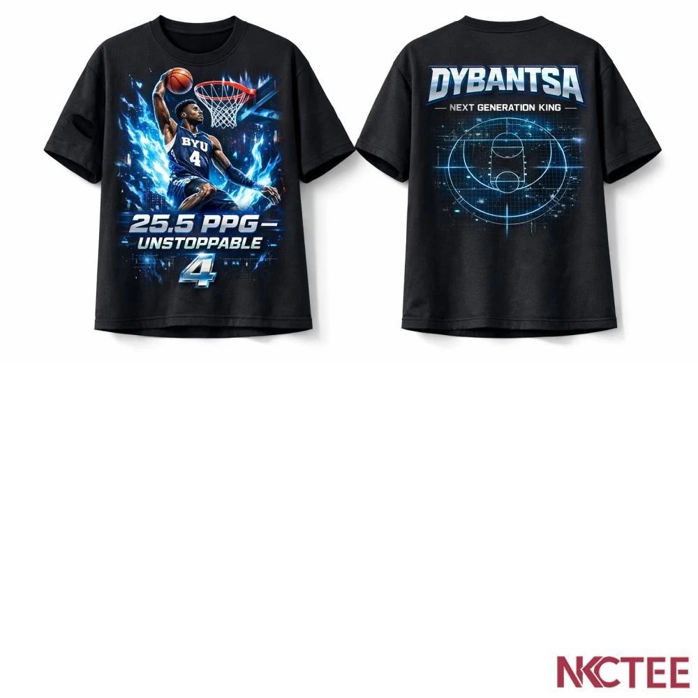 NKCtees AJ Dybantsa BYU Ice Veins T-Shirt 2026 NCAA Tournament  25.5 PPG Unstoppable Graphic Tee - T-Shirt, Sweatshirt, Hoodie