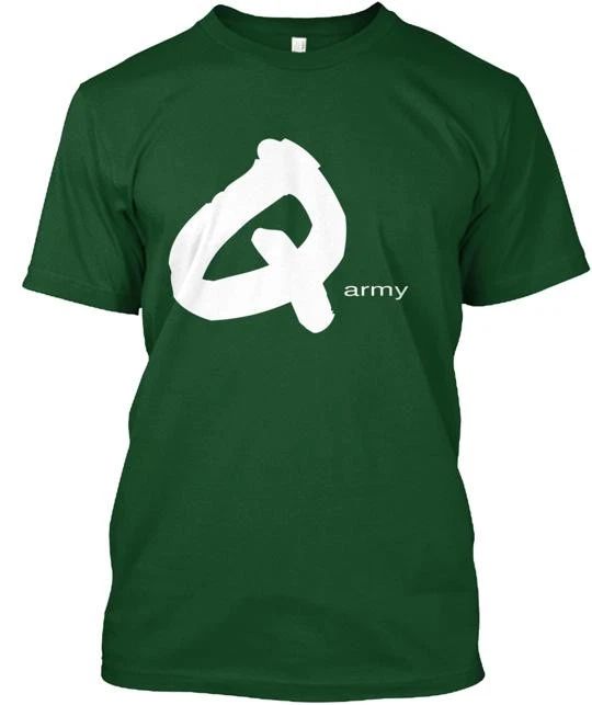 Q Army T-Shirt Made in the USA Size S to 5XL Unisex T-shirt, Sweatshirt, Hoodie, Long Sleeve Tee - T-Shirt, Sweatshirt, Hoodie