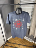 Gildan Freedom Trail Run Boston Graphic T-Shirt Gray XL Unisex T-shirt, Sweatshirt, Hoodie, Long Sleeve Tee - T-Shirt, Sweatshirt, Hoodie