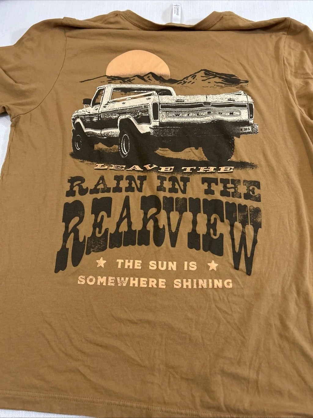 CANVAS T-shirt Size XL Brown Tan Graphic Tee Unisex T-shirt, Sweatshirt, Hoodie, Long Sleeve Tee - T-Shirt, Sweatshirt, Hoodie