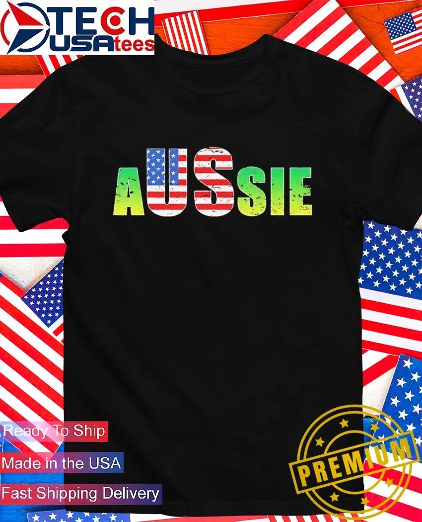 Australia United States Aussie flag shirt Unisex T-shirt, Sweatshirt, Hoodie, Long Sleeve Tee - T-Shirt, Sweatshirt, Hoodie