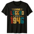 Funny Living Legend Since 1946 T-Shirt 80th Birthday Gift For Him And Her Unisex T-shirt, Sweatshirt, Hoodie, Long Sleeve Tee - T-Shirt, Sweatshirt, Hoodie