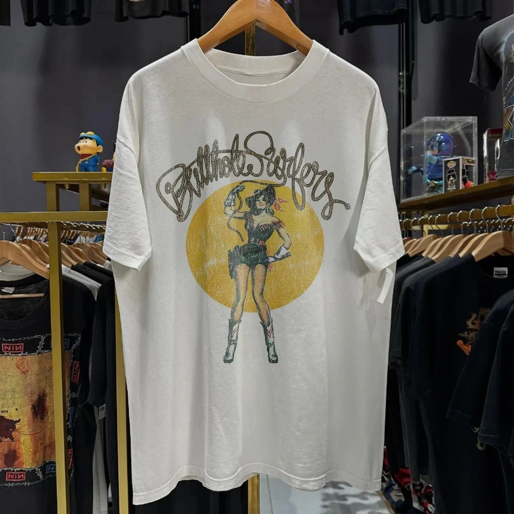 88' BUTTHOLE SURFERS 'COWGIRL'  white color reprint shirt AN56171 Unisex T-shirt, Sweatshirt, Hoodie, Long Sleeve Tee - T-Shirt, Sweatshirt, Hoodie