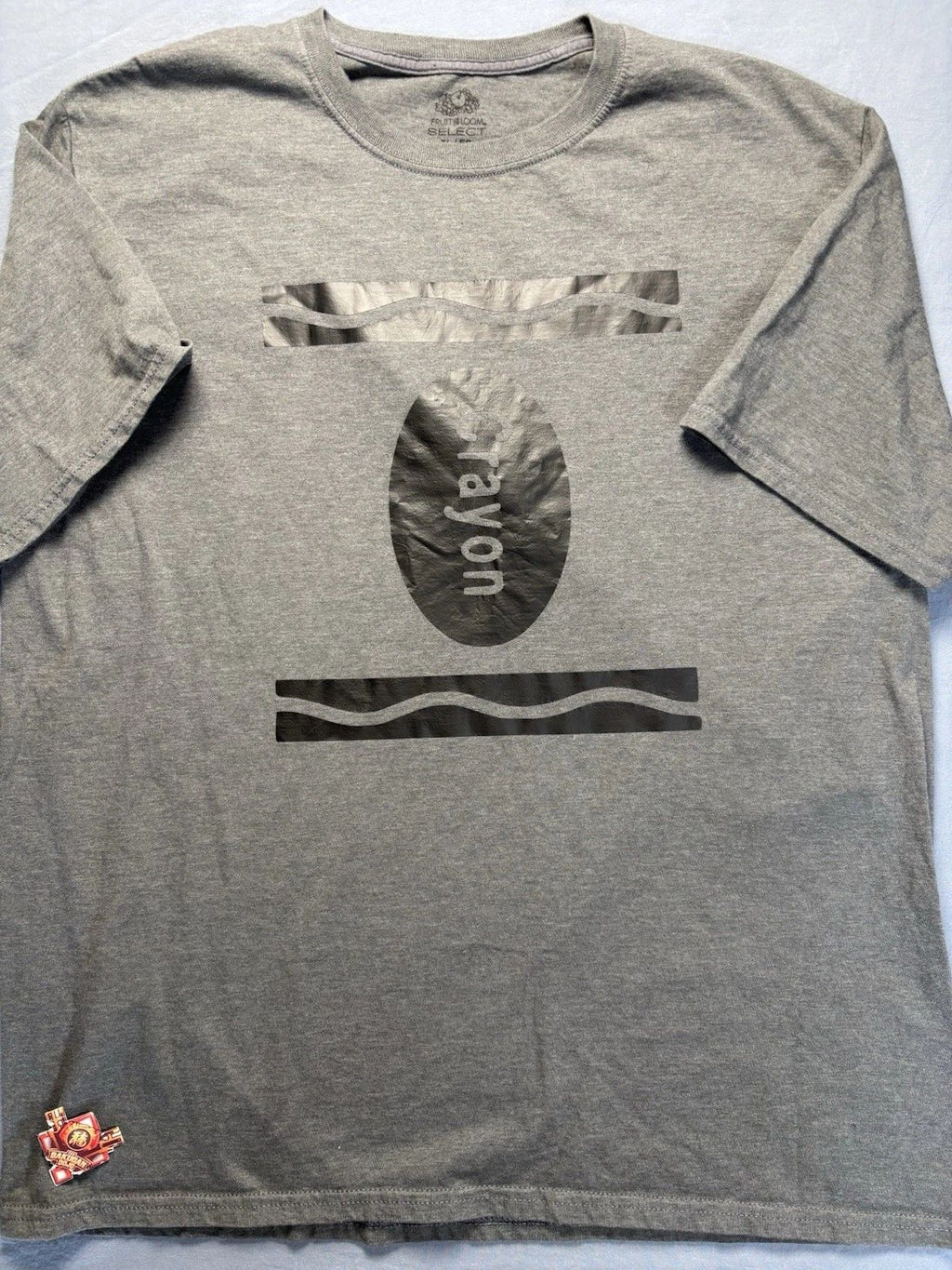 Crayon Graphic T Shirt XL Gray Minimalist Logo Tee Fruit of the Loom Unisex T-shirt, Sweatshirt, Hoodie, Long Sleeve Tee - T-Shirt, Sweatshirt, Hoodie