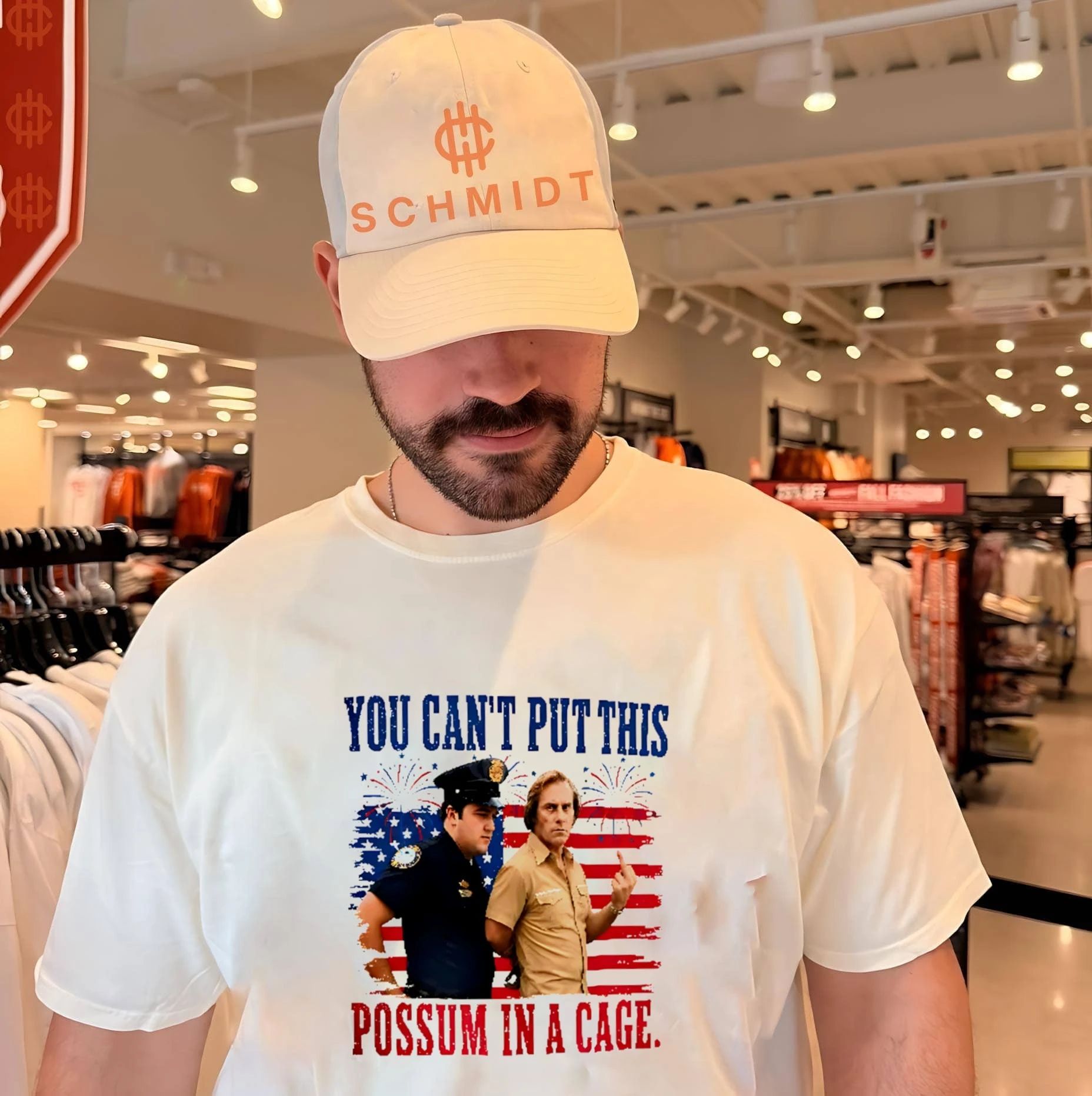 You Cant Put This Possum In A Cage George Jones 4th of July shirt Unisex T-shirt, Sweatshirt, Hoodie, Long Sleeve Tee - T-Shirt, Sweatshirt, Hoodie
