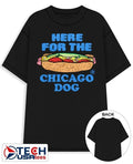 Chicago Cubs here for the Chicago Dog shirt Unisex T-shirt, Sweatshirt, Hoodie, Long Sleeve Tee - T-Shirt, Sweatshirt, Hoodie