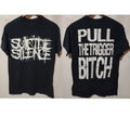 NEW!!! Suicide Silence Pull The Trigger Btch Band American Apparel T-Shirt Unisex T-shirt, Sweatshirt, Hoodie, Long Sleeve Tee - T-Shirt, Sweatshirt, Hoodie