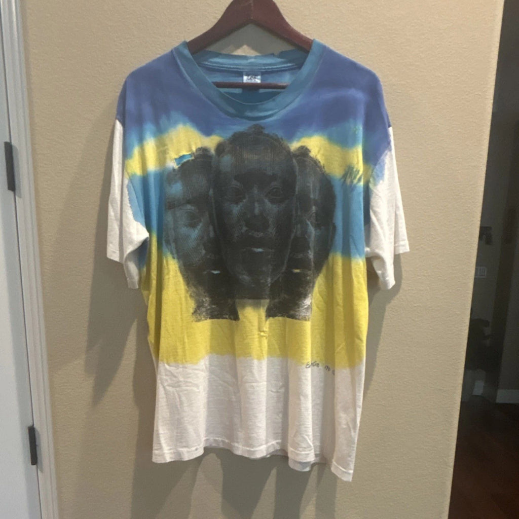 Vintage 1991 Earl Horton AOP art tee - double sided - signed, thrashed/ repaired Unisex T-shirt, Sweatshirt, Hoodie, Long Sleeve Tee - T-Shirt, Sweatshirt, Hoodie