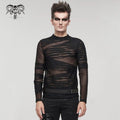 Devil Fashion Steampunk Men Transparent Tops Splicing Visual Street T-shirt Unisex T-shirt, Sweatshirt, Hoodie, Long Sleeve Tee - T-Shirt, Sweatshirt, Hoodie
