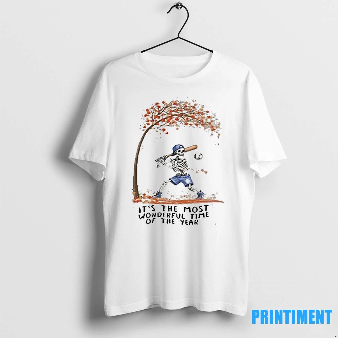 Chicago Cubs Skeleton The Most Wonderful Time Of The Year Tshirts Sweater Unisex T-shirt, Sweatshirt, Hoodie, Long Sleeve Tee - T-Shirt, Sweatshirt, Hoodie