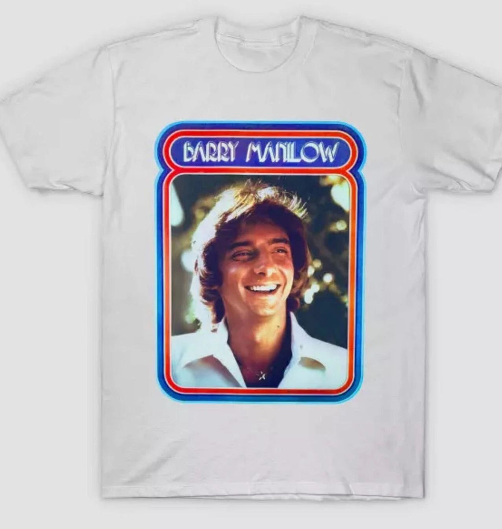 Barry Manilow T-Shirt Short Sleeve All Sizes Unisex T-shirt, Sweatshirt, Hoodie, Long Sleeve Tee - T-Shirt, Sweatshirt, Hoodie